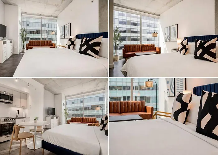Boulevard Luxe Downtown Pool Gym & Parking Apartment *
